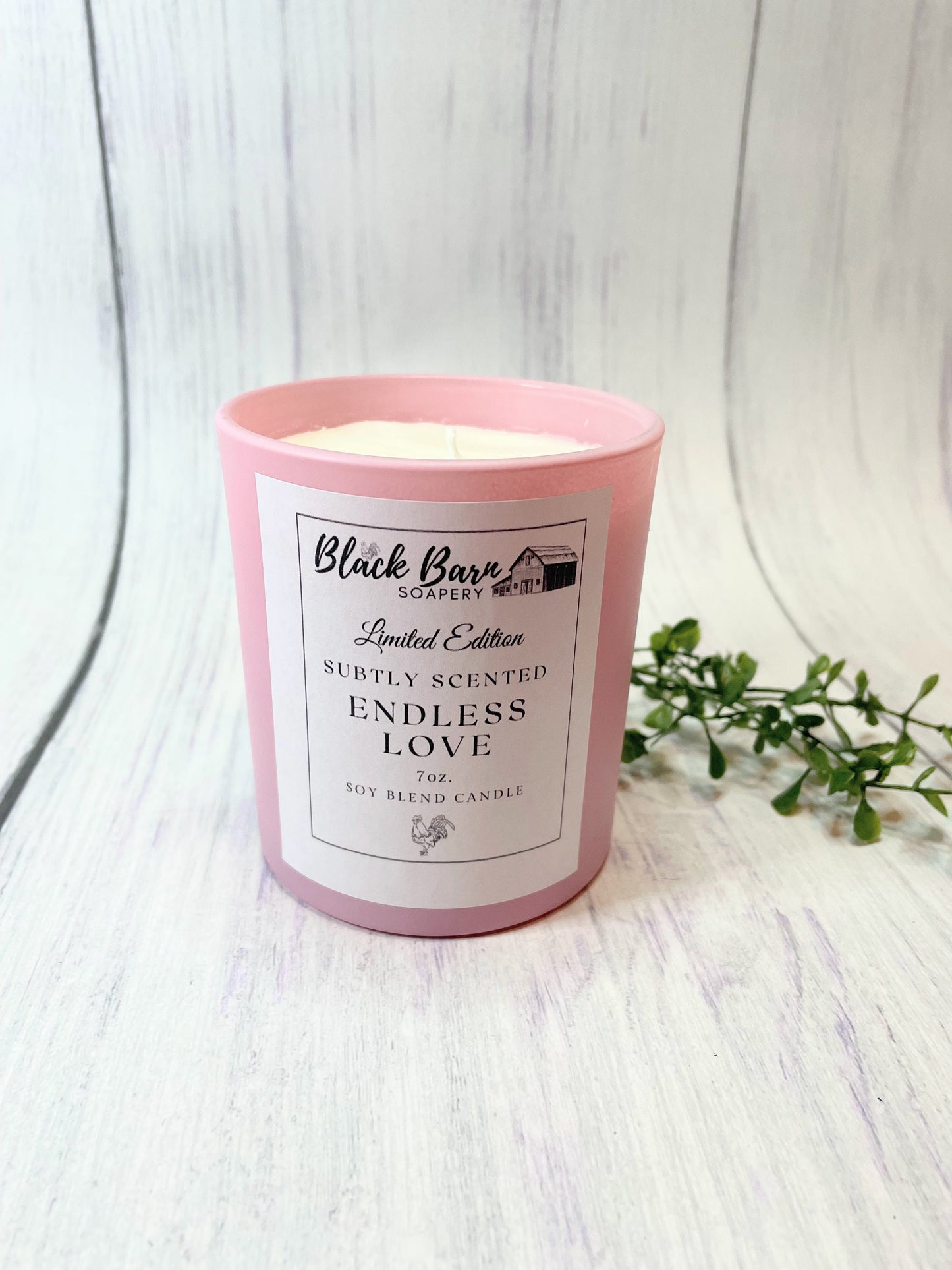 Endless Love - Limited Edition - Subtly Scented 7oz Jar Candle w/ Bambo lid