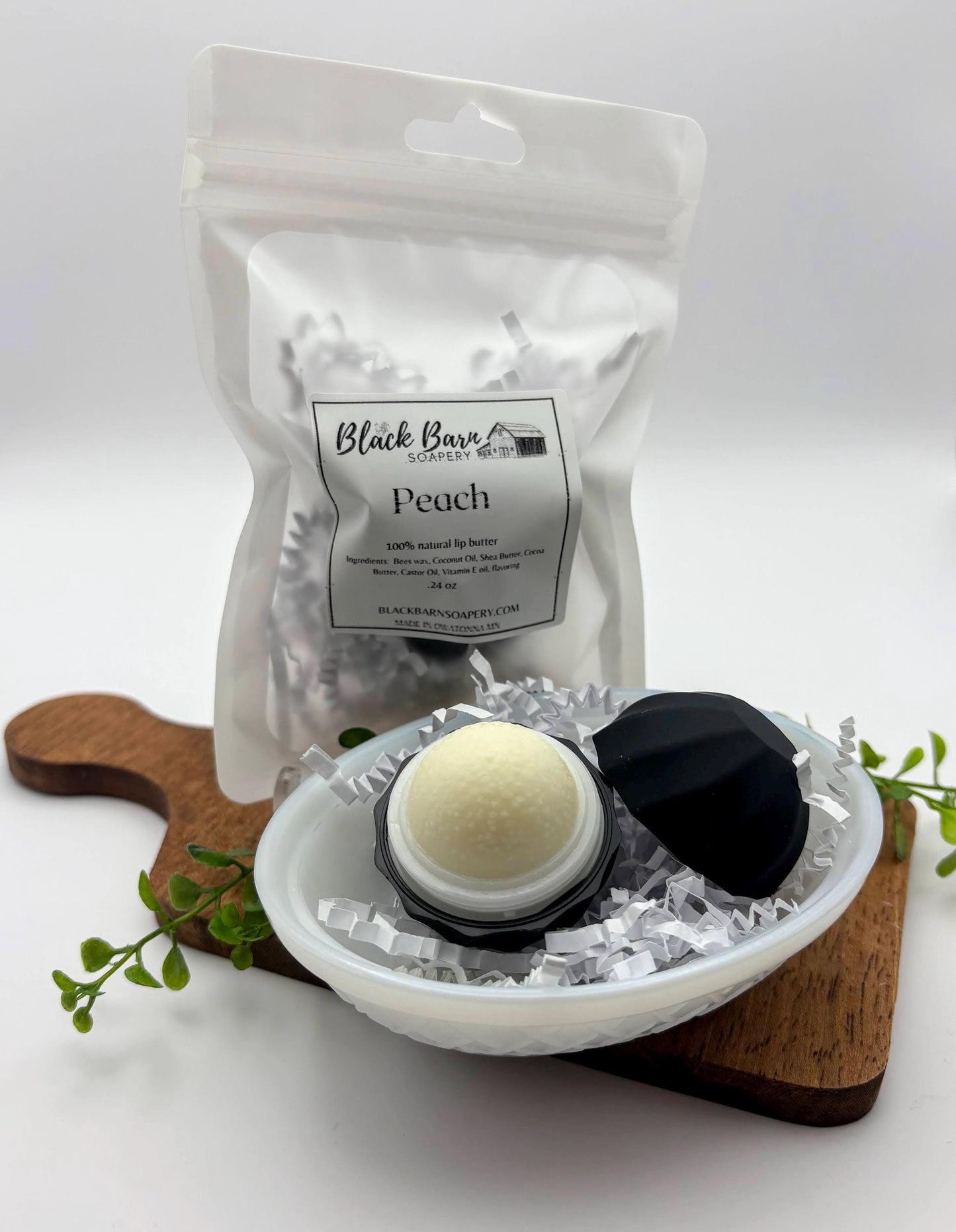 Peach - Beeswax Lip Butter