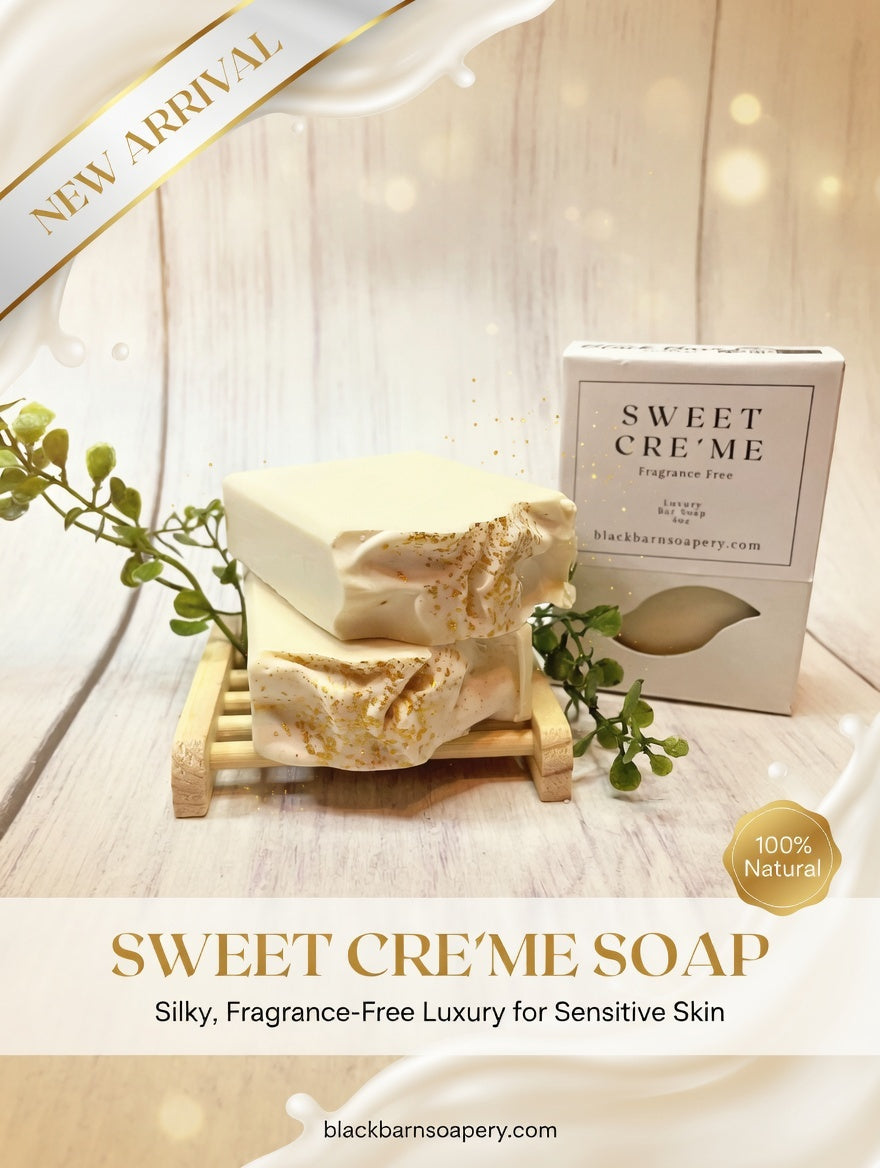Sweet Cre'me Fragrance-Free - Handmade Artisan Soap