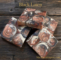 Black Linen - Limited Edition Handmade Artisan Soap