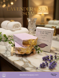 Lavender Cre'me - Handmade Artisan Soap