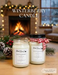 Winterberry     (12oz) Mason Jar Candle