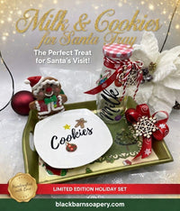 Milk and Cookies for Santa Tray