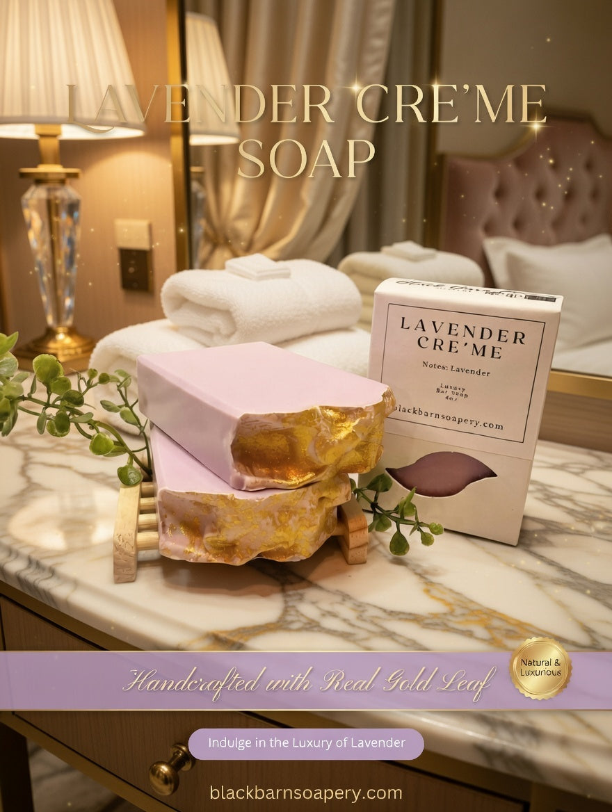 Lavender Cre'me - Handmade Artisan Soap