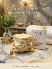 Sweet Cre'me Fragrance-Free - Handmade Artisan Soap
