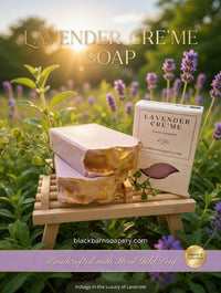 Lavender Cre'me - Handmade Artisan Soap