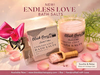 Endless Love Foaming Bath Salts: Apple Rose Jasmine Scent (8oz)