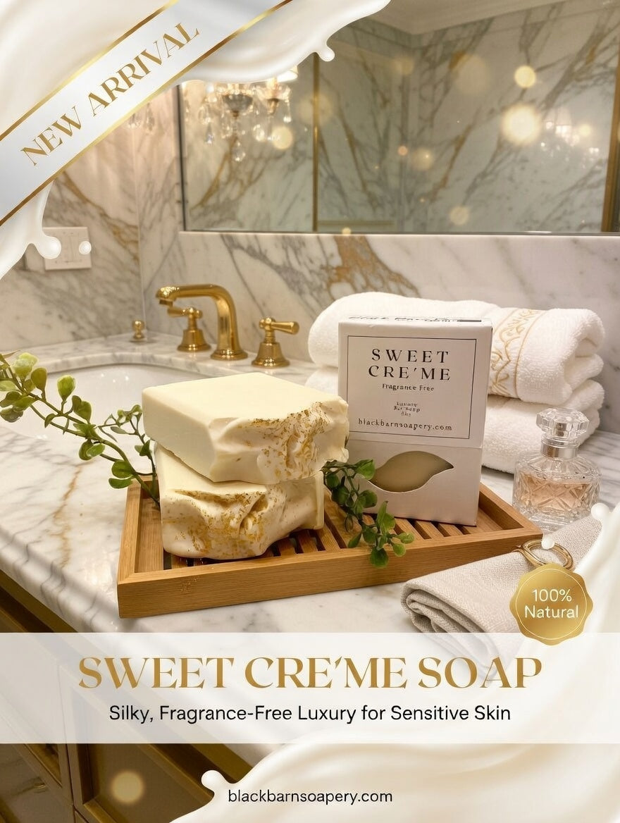 Sweet Cre'me Fragrance-Free - Handmade Artisan Soap