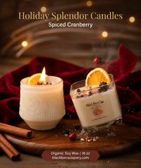 Spiced Cranberry  -  12 oz Wood wick Candle