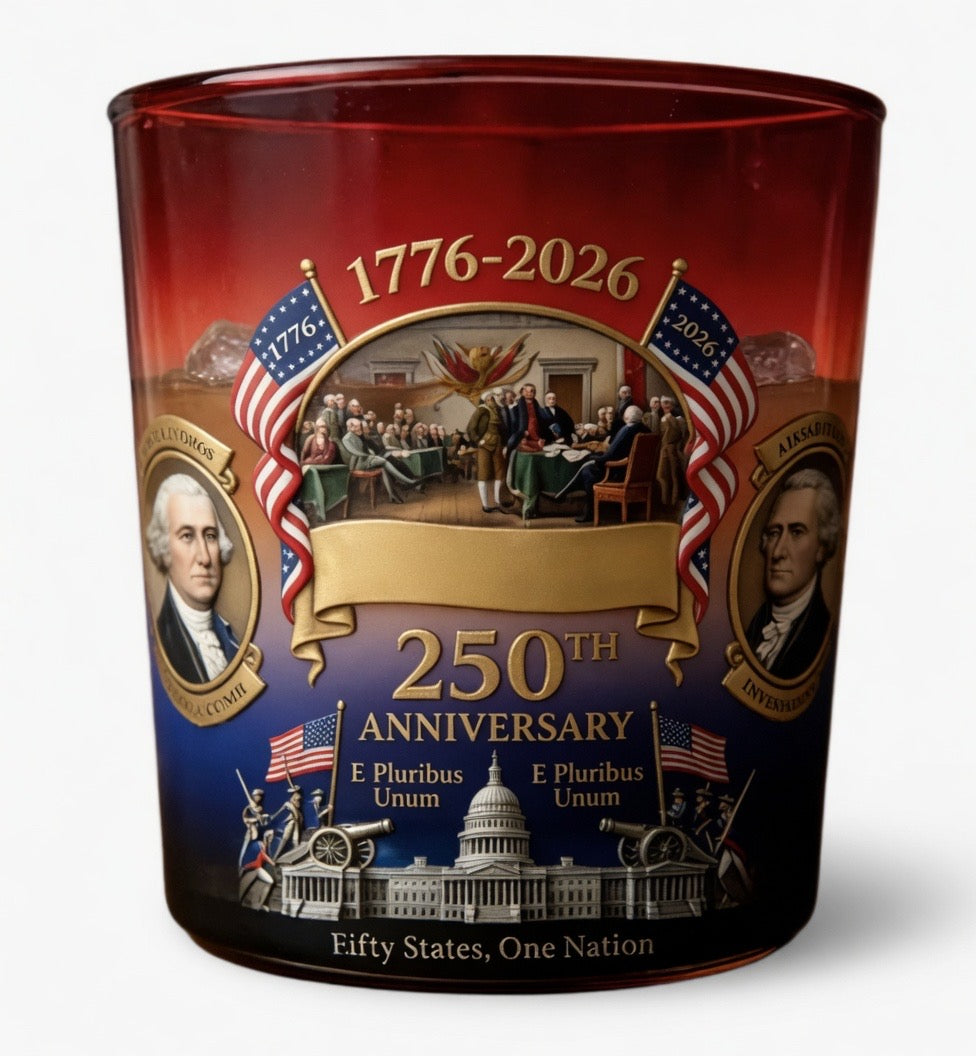 Celebrate 250th Anniversary Candle | 10oz Limited Edition Patriotic Keepsake