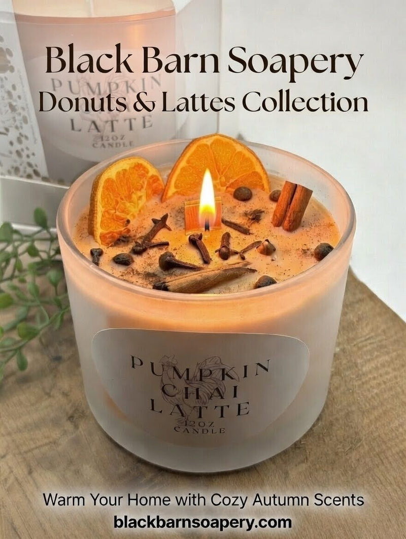 Pumpkin Chai Latte -  12 oz Wood wick Candle