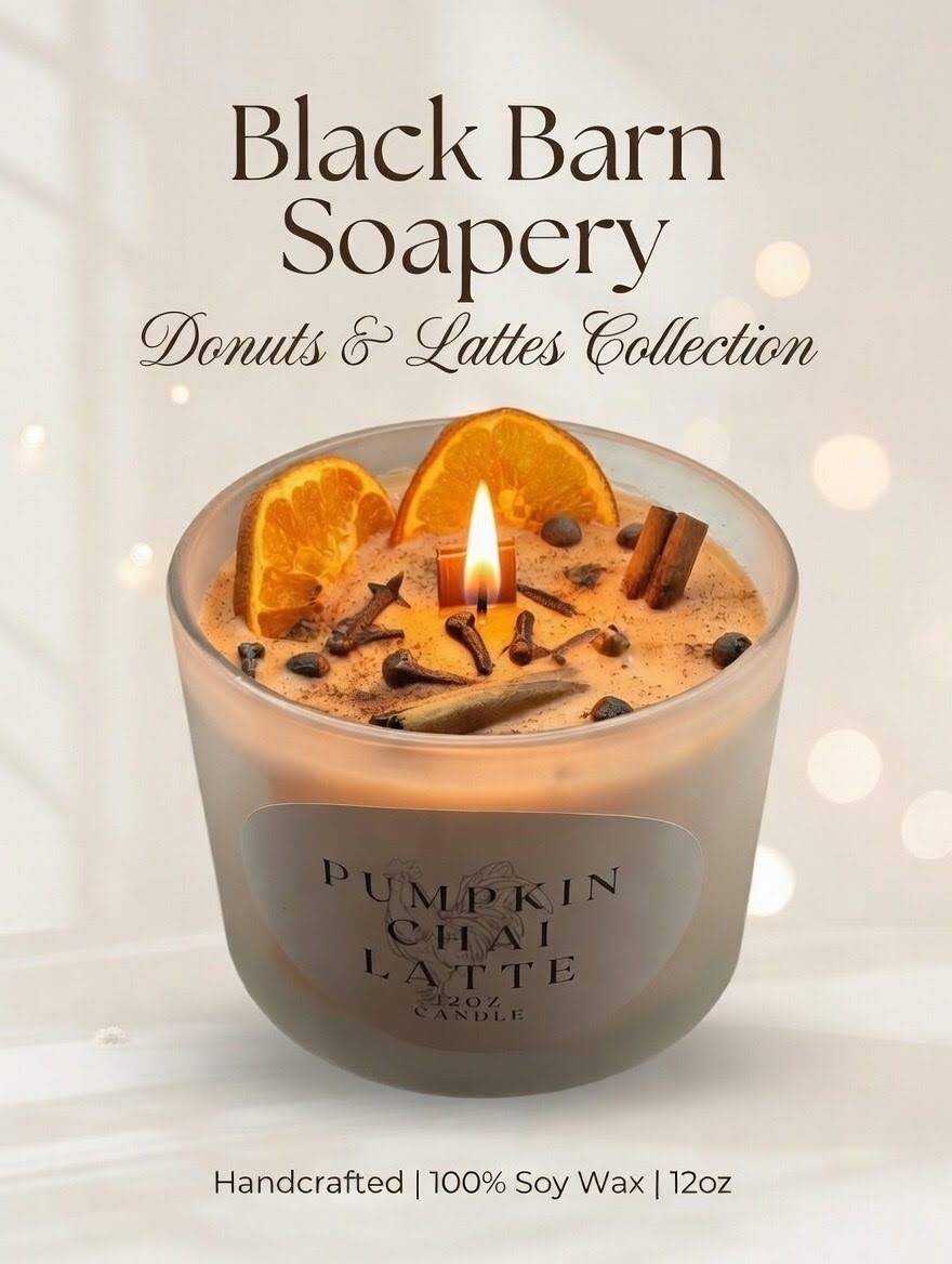 Pumpkin Chai Latte -  12 oz Wood wick Candle