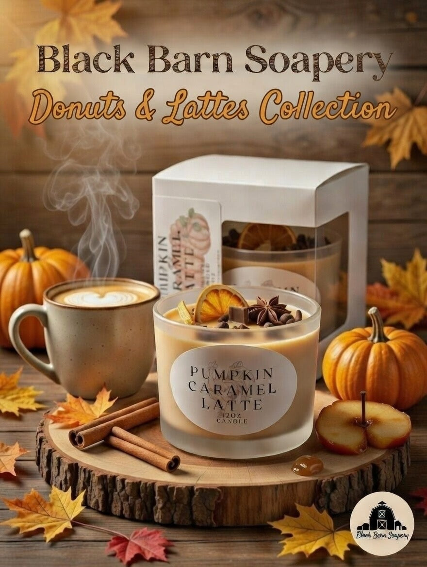 Pumpkin Caramel Latte -  BBW Type 12 oz Wood wick Candle
