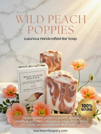 Wild Peach Poppies - Handmade Artisan Soap