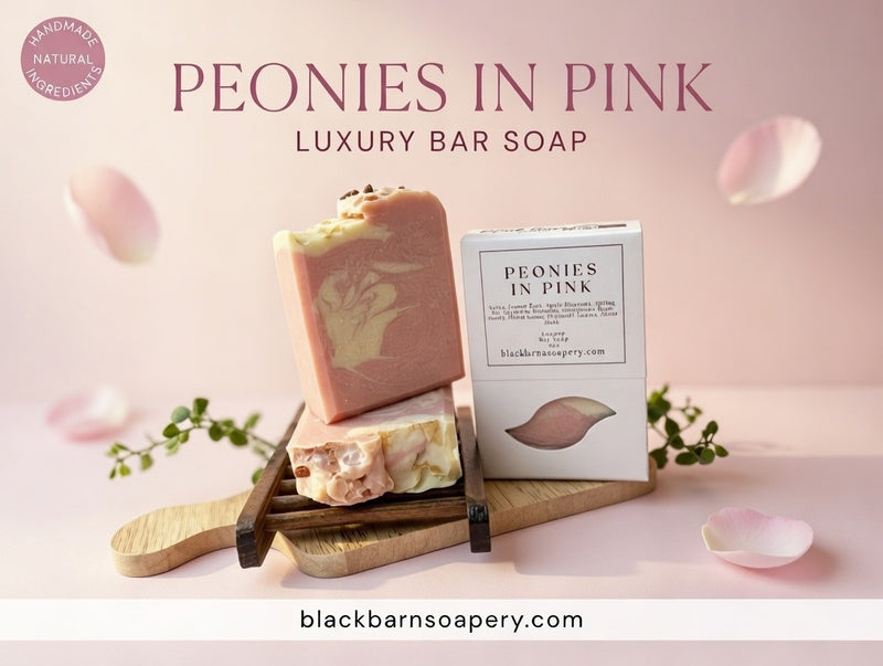 Peonies in Pink- Handmade Artisan Soap