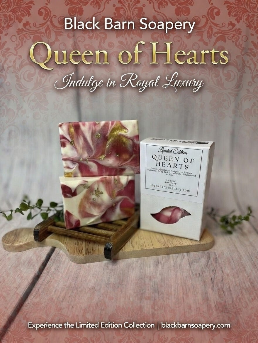 Queen of Hearts- Handmade Artisan Soap
