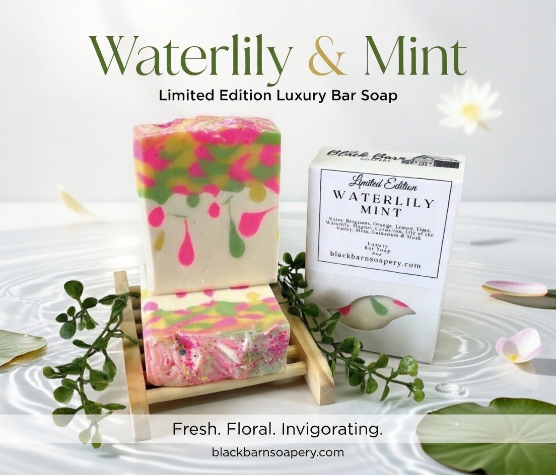 Waterlily Mint- Handmade Artisan Soap