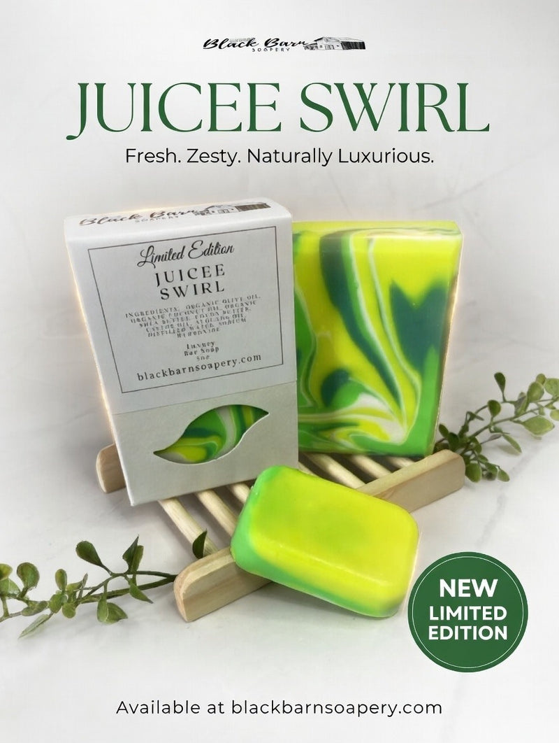 JuiceE Swirl- Handmade Artisan Soap