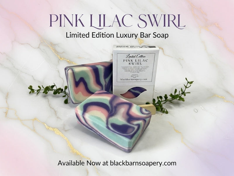 Pink Lilac Swirl - Handmade Artisan Soap