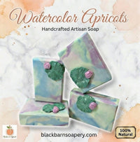 Handmade Lavender Apricot Artisan Soap - 4oz Bar