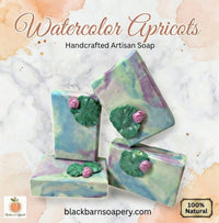 Handmade Lavender Apricot Artisan Soap - 4oz Bar