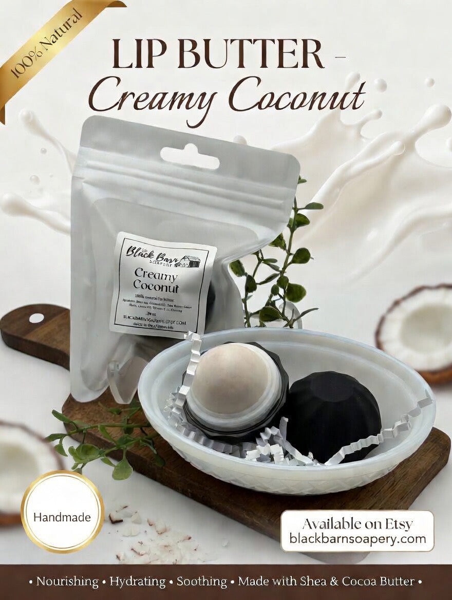 Creamy Coconut - Beeswax Lip Butter