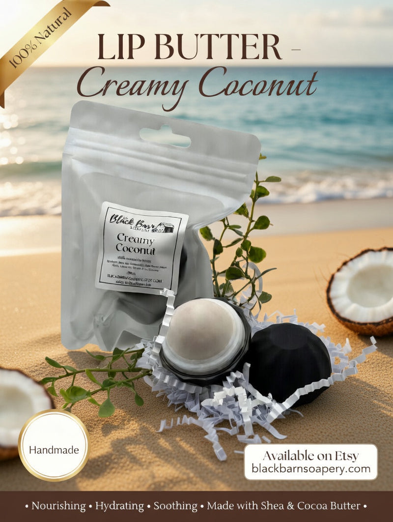 Creamy Coconut - Beeswax Lip Butter