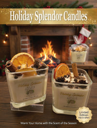 Holiday Splendor Collection - Vintage Holiday  -  12 oz Wood wick Candle