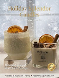 Holiday Splendor  -  12 oz Wood wick Candle
