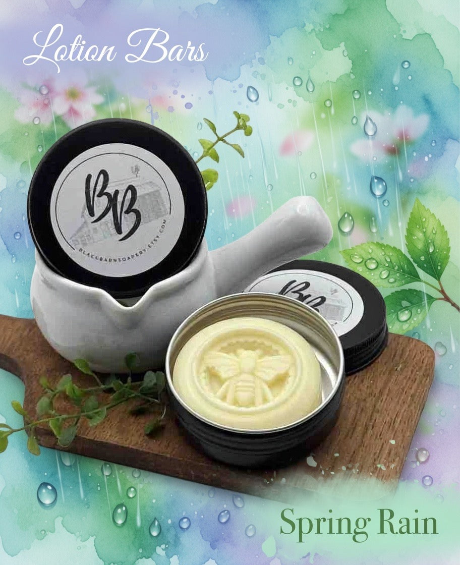 Spring Rain - Scented All Natural - Lotion Bar