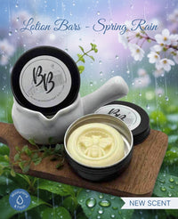 Spring Rain - Scented All Natural - Lotion Bar