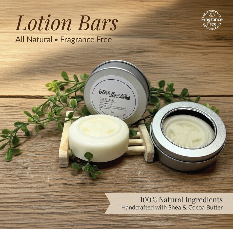 Fragrance Free All Natural - Lotion Bar
