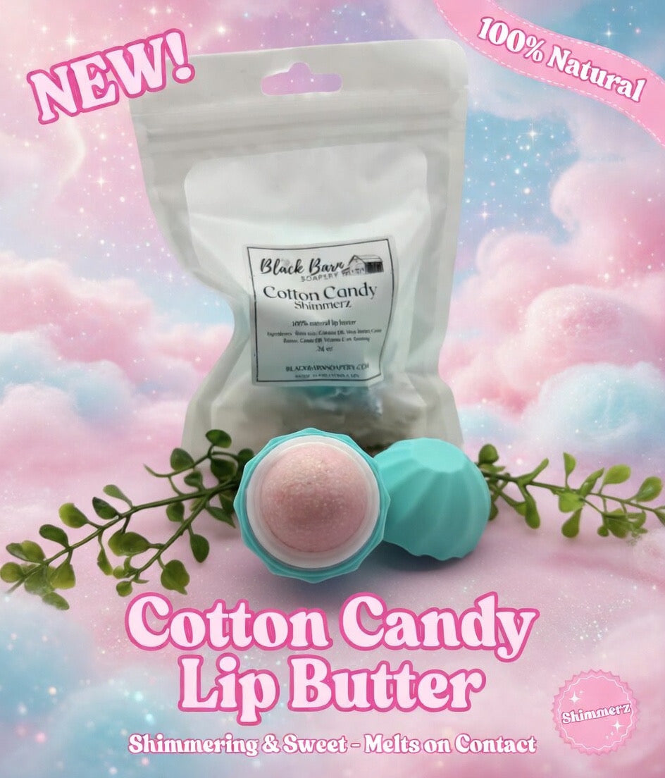 Cotton Candy Shimmerz - Beeswax Lip Butter