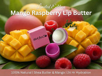 Mango - Raspberry - Beeswax Lip Butter