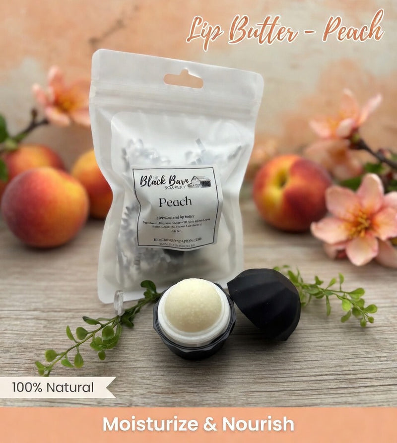 Peach - Beeswax Lip Butter