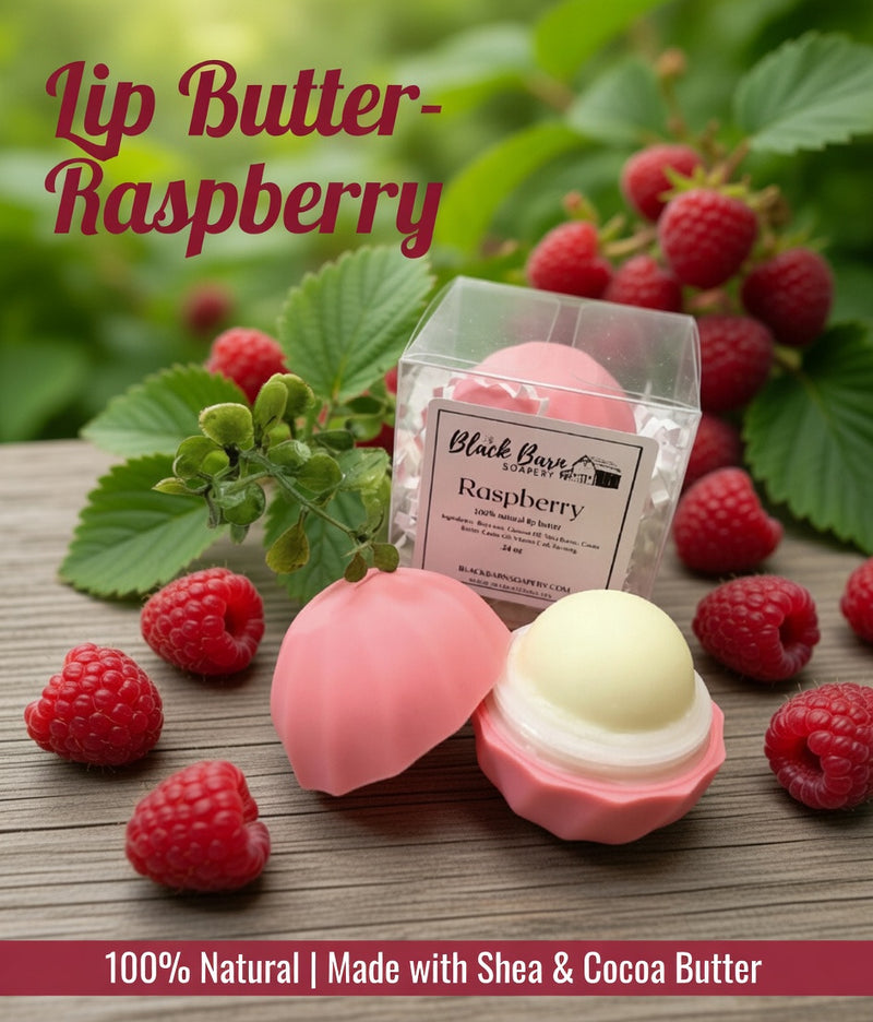 Raspberry - Beeswax Lip Butter