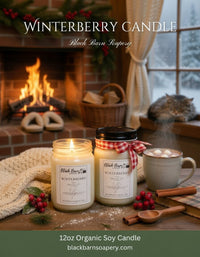 Winterberry     (12oz) Mason Jar Candle