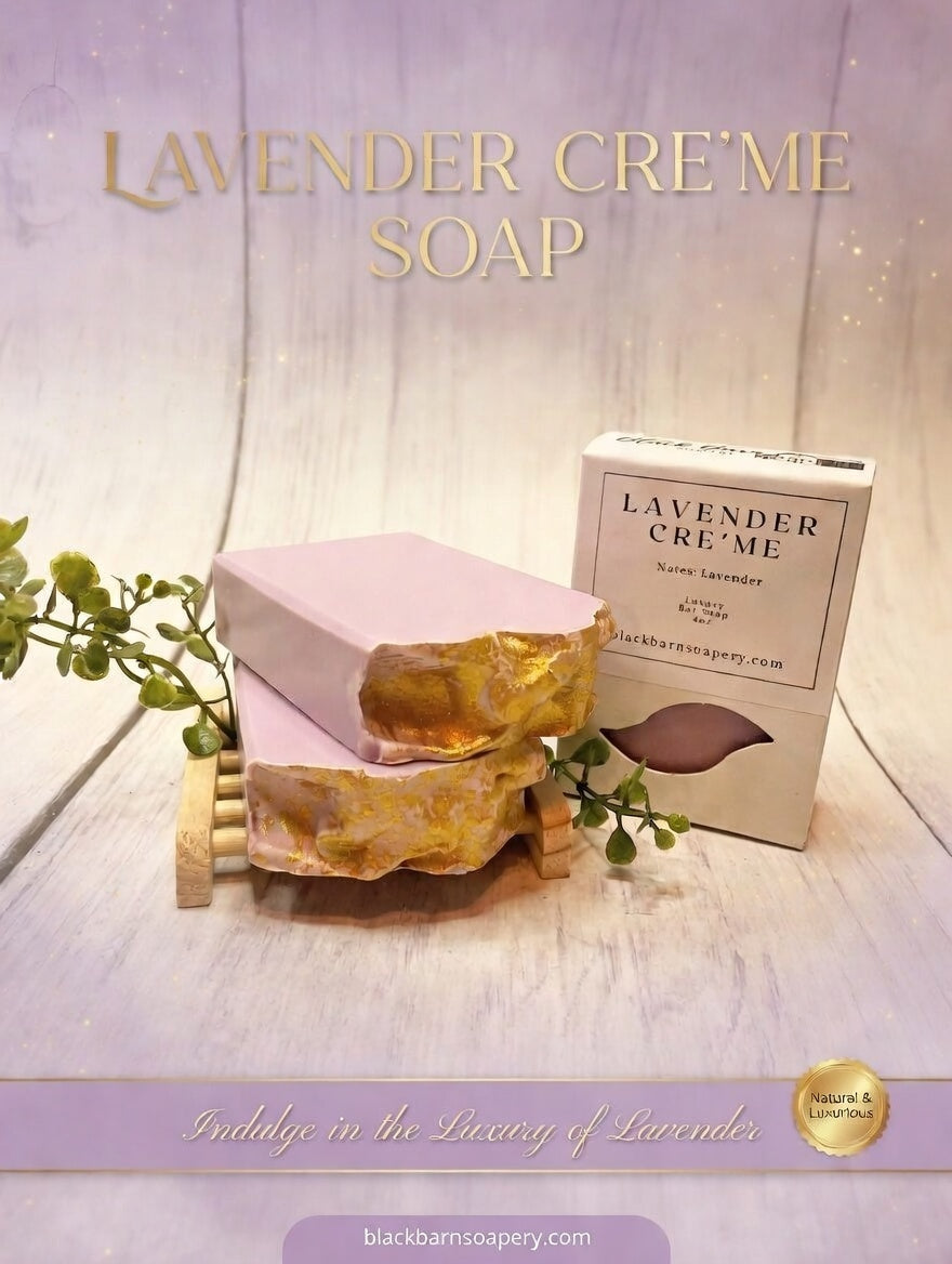 Lavender Cre'me - Handmade Artisan Soap