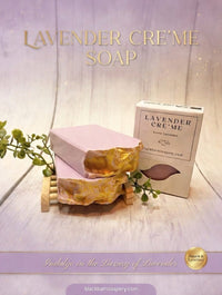 Lavender Cre'me - Handmade Artisan Soap