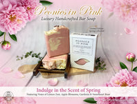 Peonies in Pink- Handmade Artisan Soap
