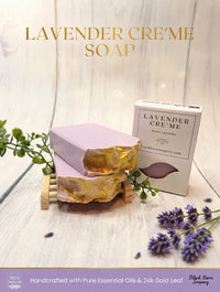 Lavender Cre'me - Handmade Artisan Soap