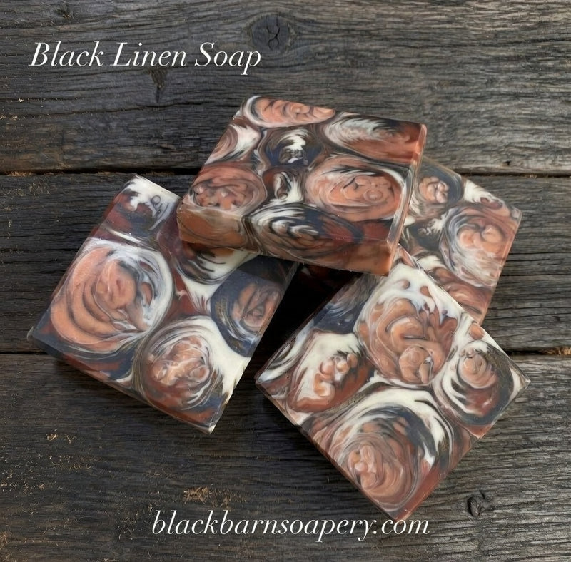 Black Linen - Limited Edition Handmade Artisan Soap