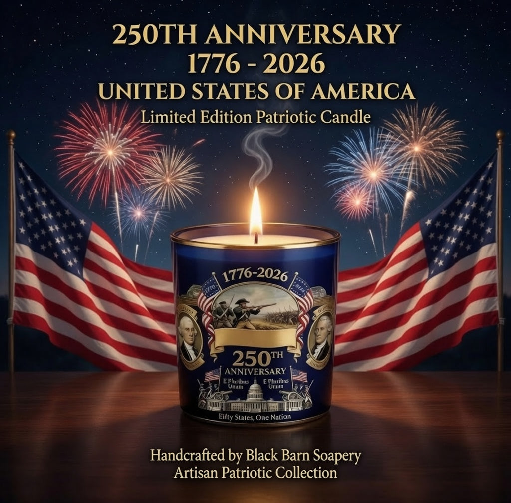 Celebrate 250th Anniversary Candle | 10oz Limited Edition Patriotic Keepsake