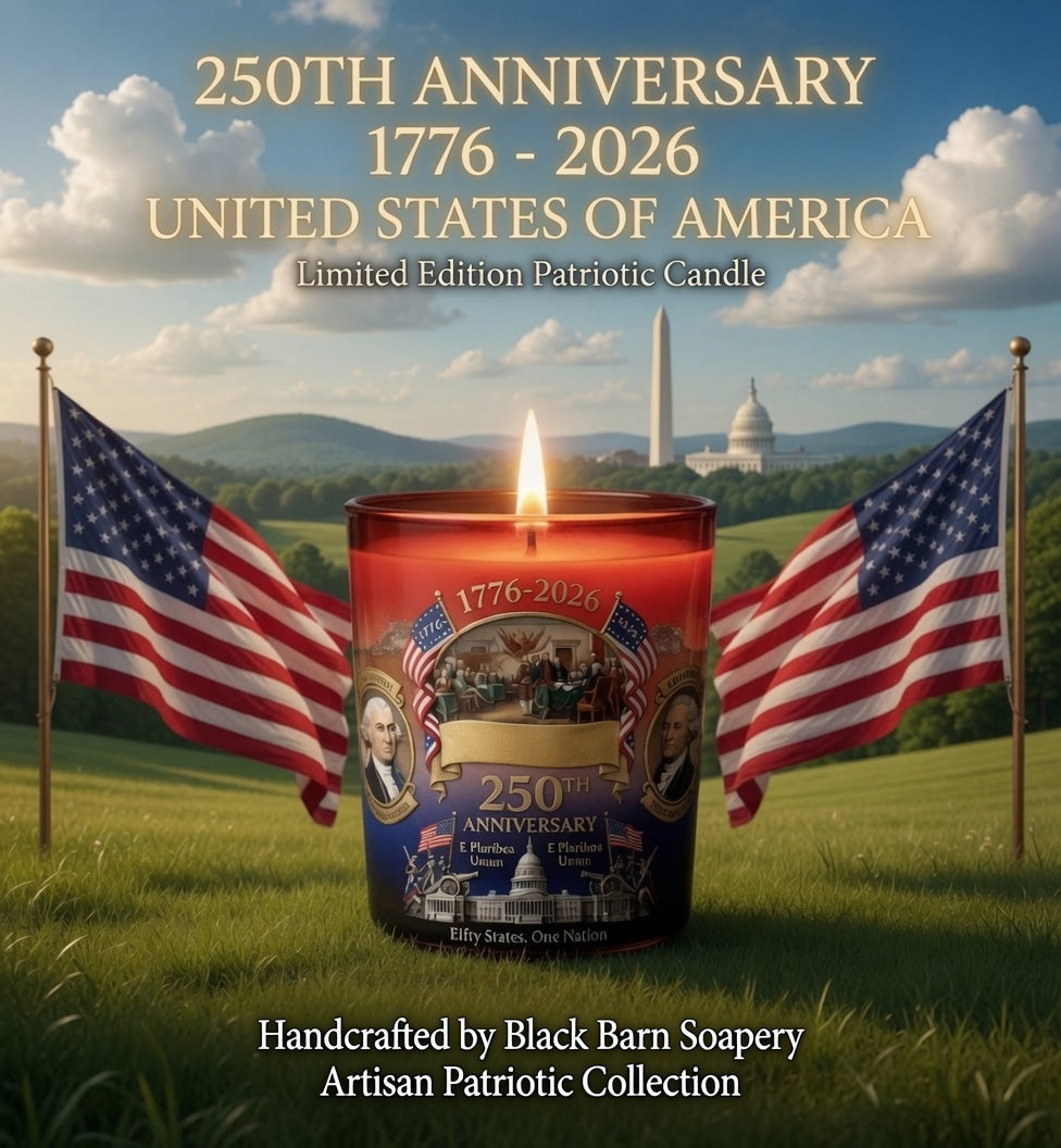 Celebrate 250th Anniversary Candle | 10oz Limited Edition Patriotic Keepsake