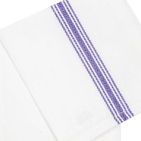 Farmhouse Vintage Style Hand Towels (set of 4) - Blue and White