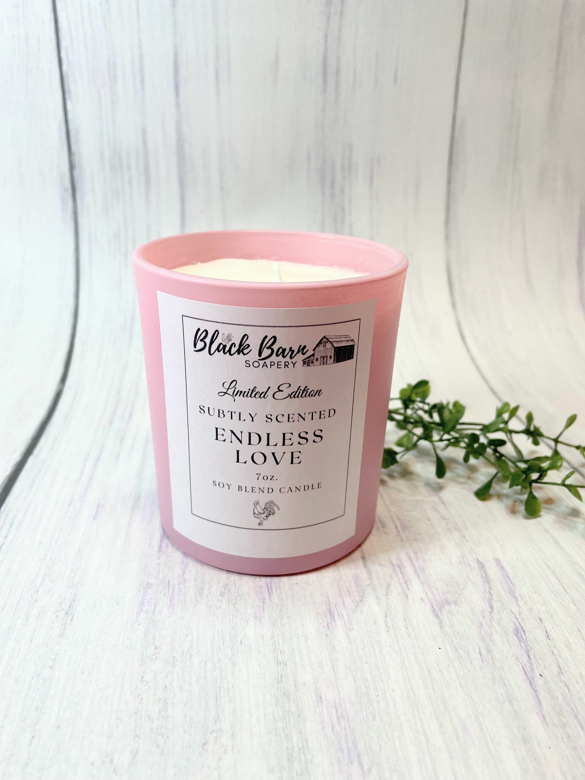 Endless Love - Limited Edition - Subtly Scented 7oz Jar Candle w/ Bambo lid