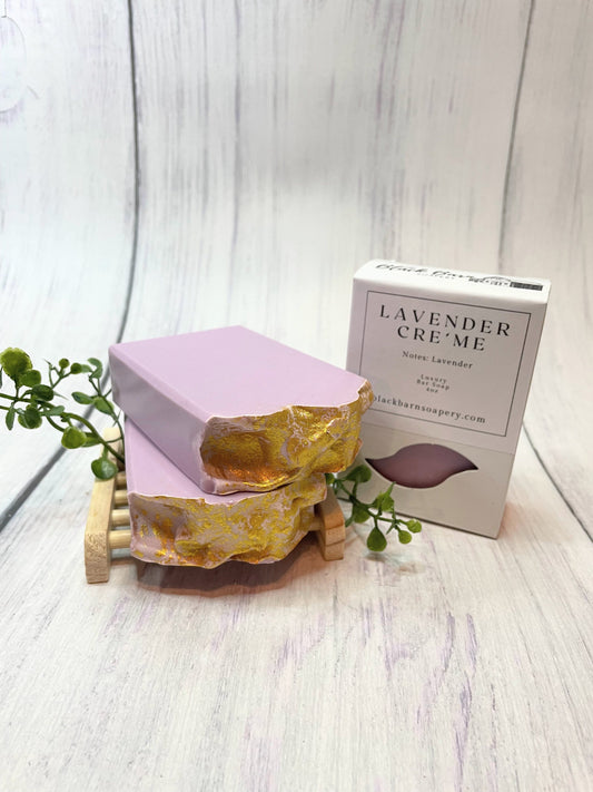 Lavender Cre'me - Handmade Artisan Soap
