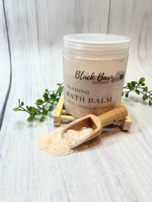 Sweet Orange Vanilla Foaming Bath Salts - 8oz