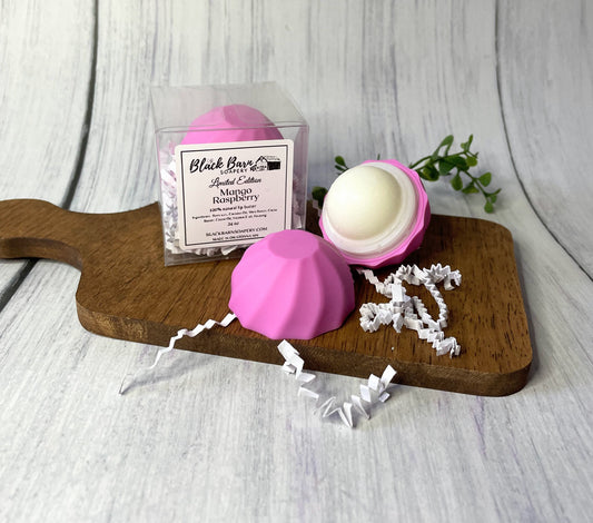 Mango - Raspberry - Beeswax Lip Butter