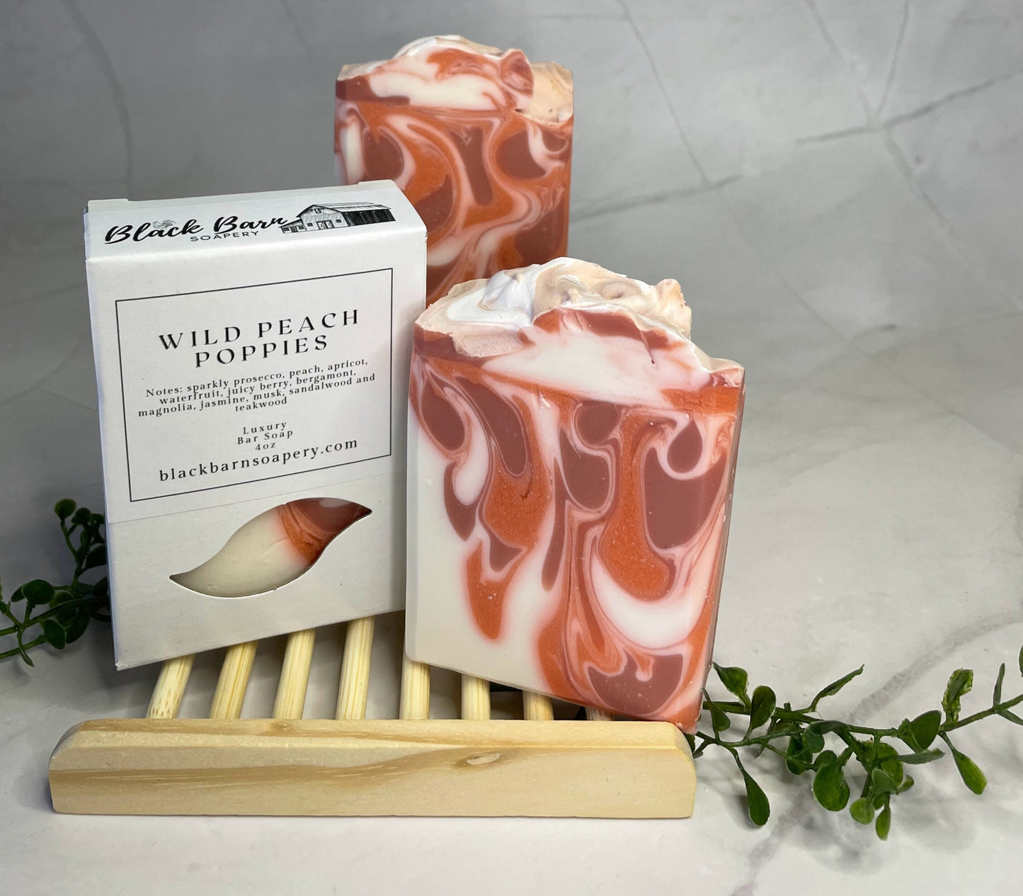 Wild Peach Poppies - Handmade Artisan Soap